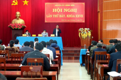 HỘI NGHỊ HUYỆN ỦY LẦN THỨ BẢY, KHÓA XXVII